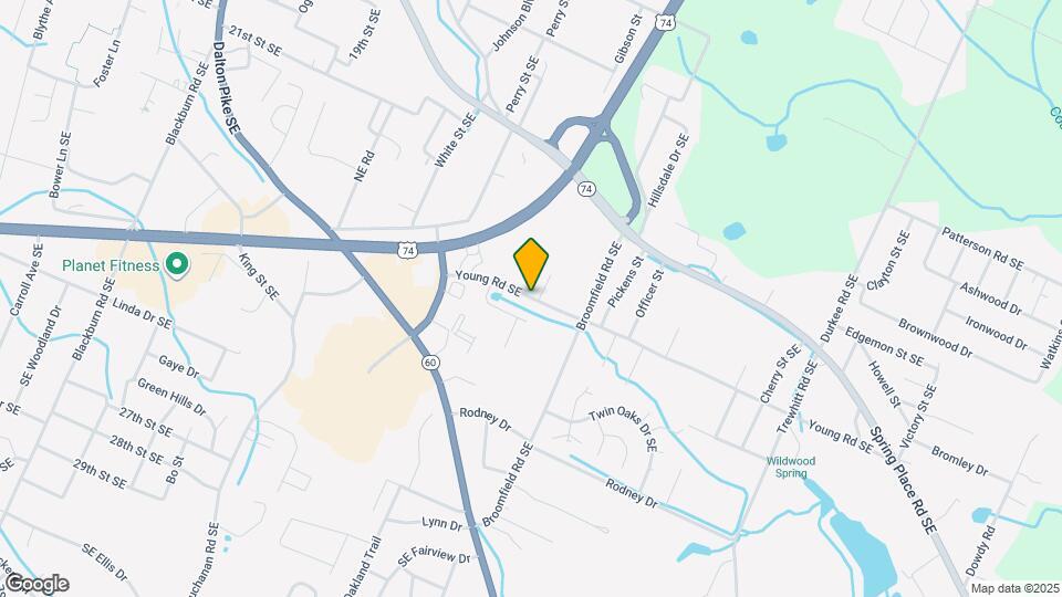 1886 Young Rd SE Map and Location Details