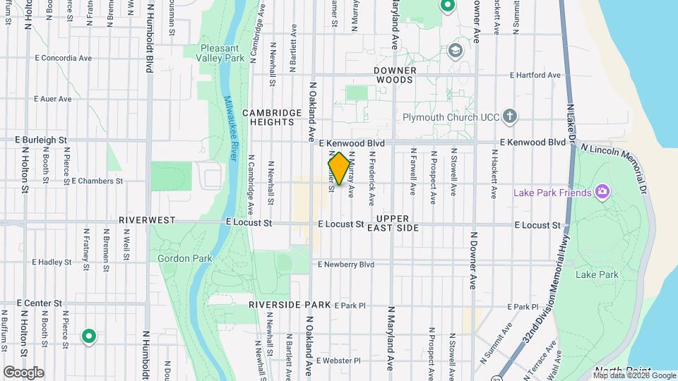 2974 N Cramer St, Unit 1 Map and Location Details