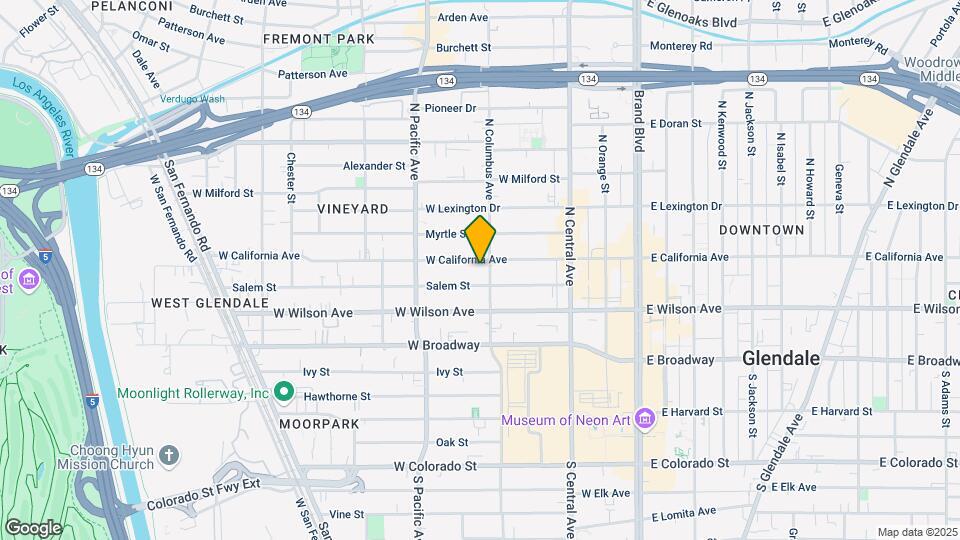 400 W California Ave Map and Location Details