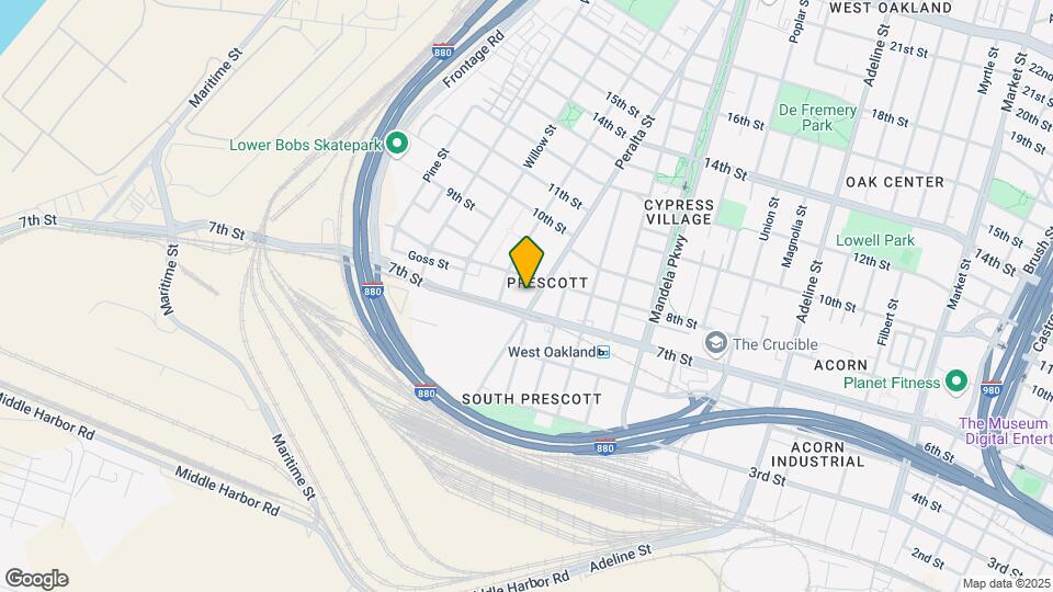 715 Peralta St Map and Location Details