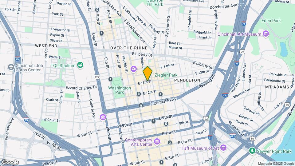 1232 Walnut St Map and Location Details