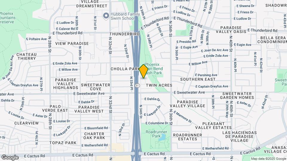 13035 N 34th St, Unit 4 Map and Location Details