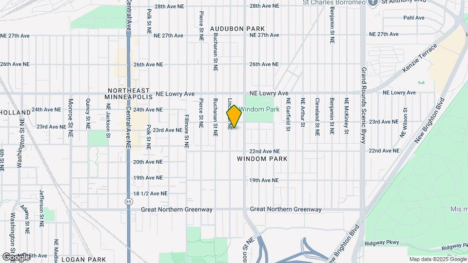 2235 Lincoln St NE Map and Location Details
