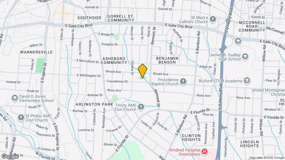 815 Tuscaloosa St Map and Location Details