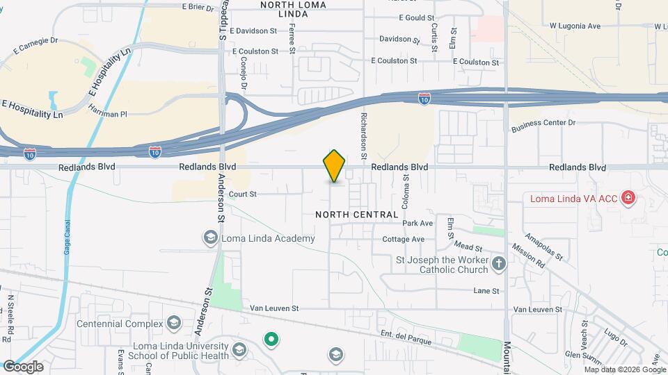 10553 Poplar St Map and Location Details
