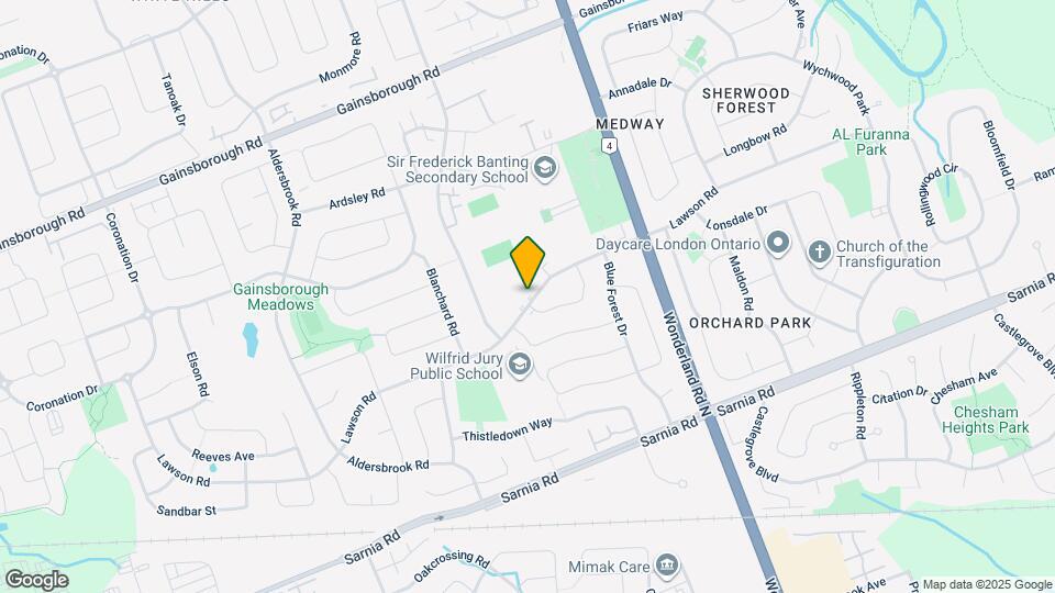 917 Lawson Rd Map and Location Details