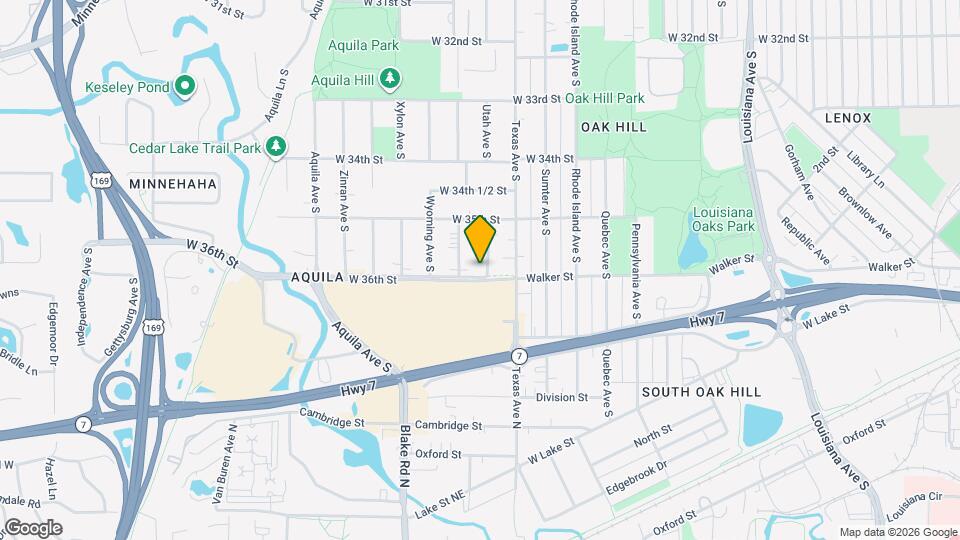 3540 Utah Ave S Map and Location Details