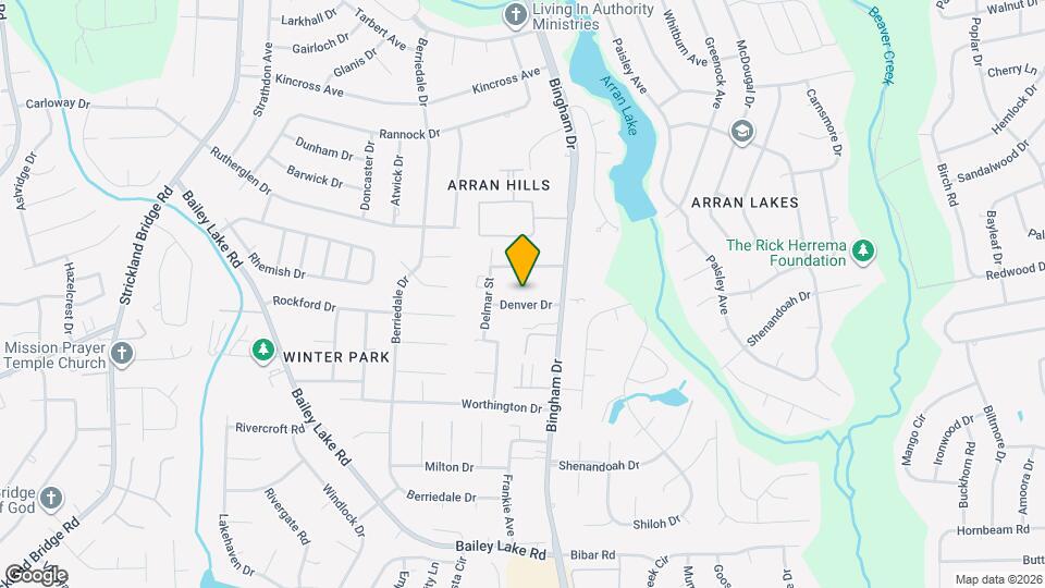 6318 Denver Dr Mapa y Detalles de la Ubicación