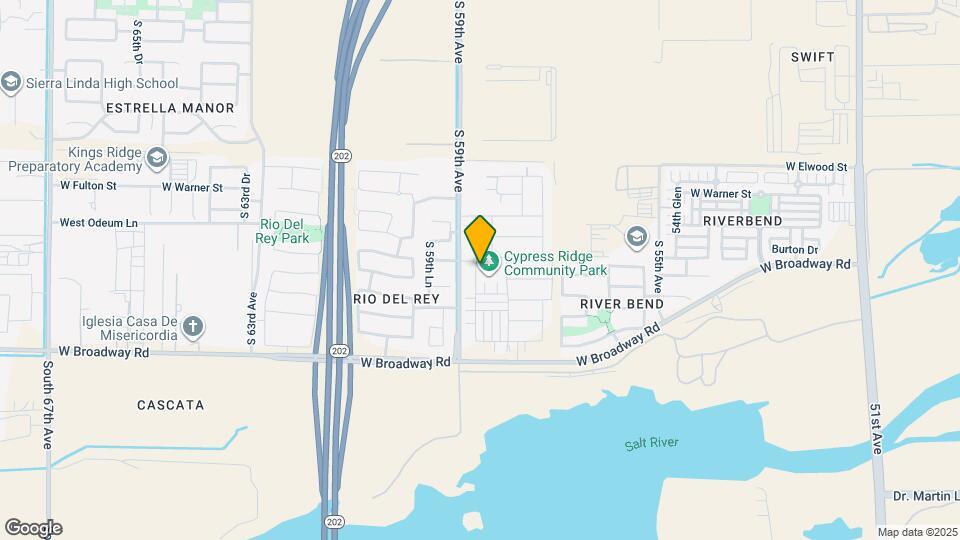 4035 S 58th Ln Map and Location Details