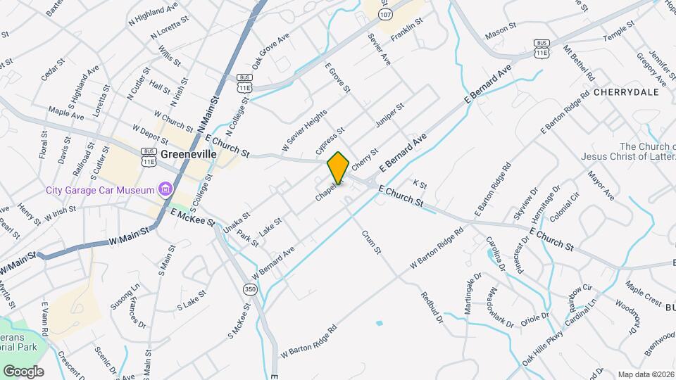 109 Chapel St Map and Location Details