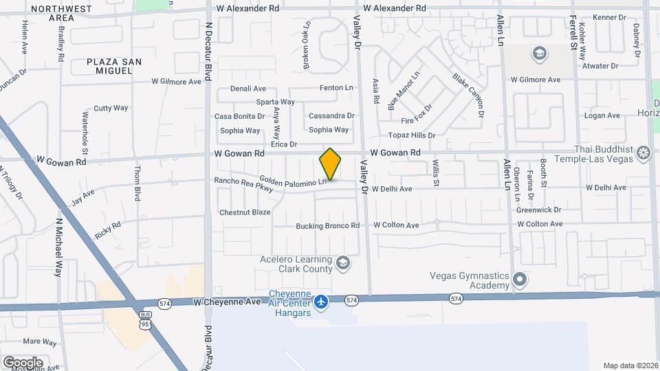 4407 Golden Palomino Ln Map and Location Details
