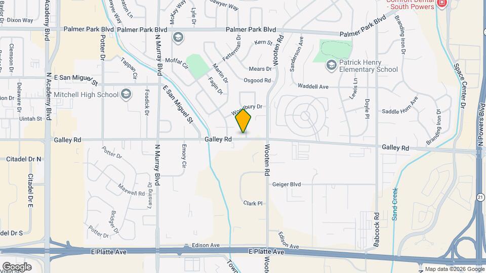 4620-4622 Galley Rd Map and Location Details