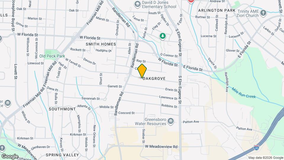 309 W Terrell St Map and Location Details