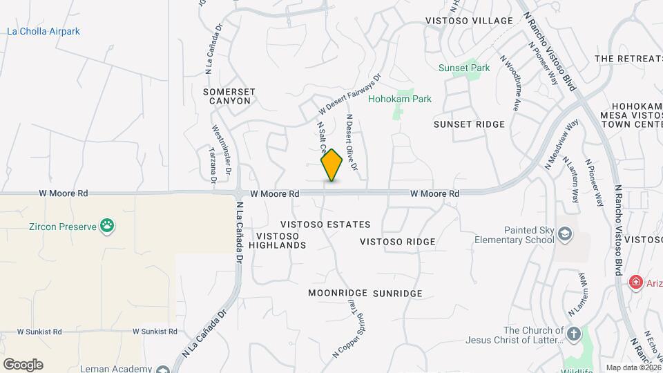 909 W Leatherleaf Dr Map and Location Details