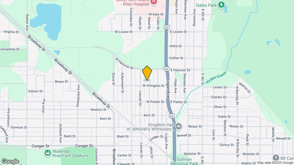 507 Reed St Map and Location Details