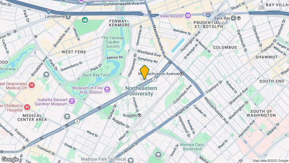 337A Huntington Ave, Unit 108 Mapa y Detalles de la Ubicación