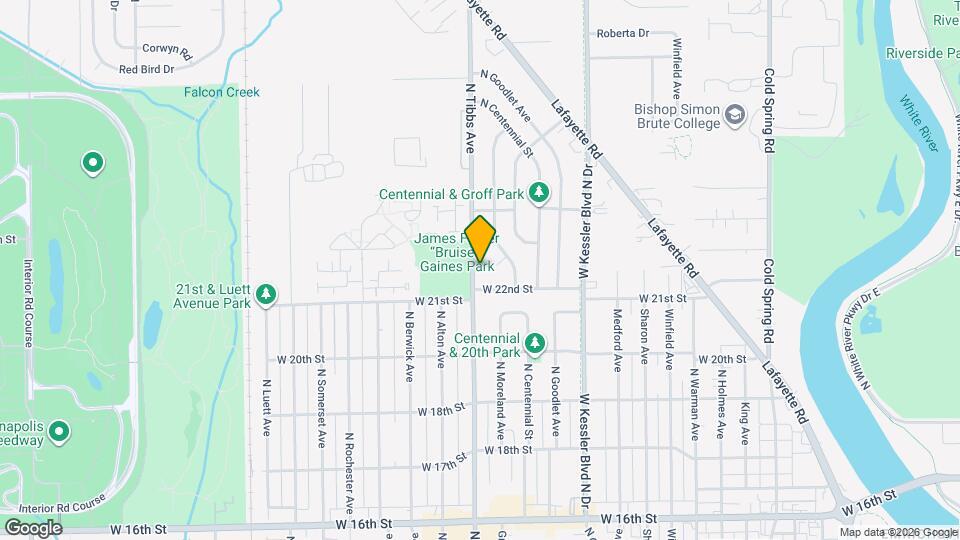 2217 N Tibbs Ave Mapa y Detalles de la Ubicación