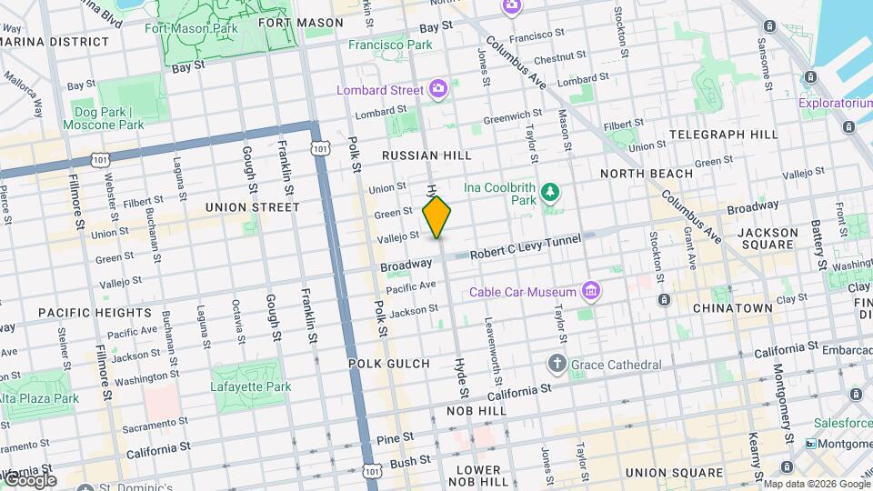 1735 Hyde St Map and Location Details