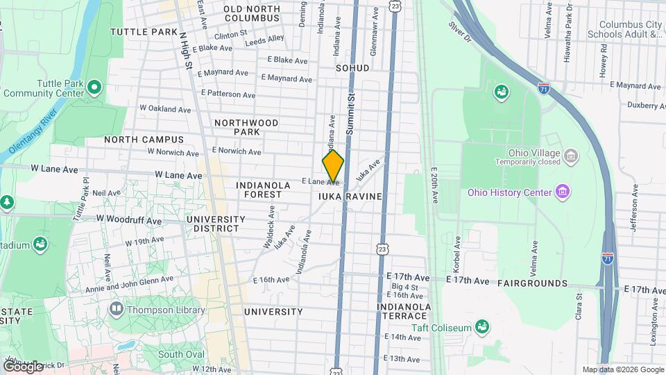 275 E Lane Ave Map and Location Details