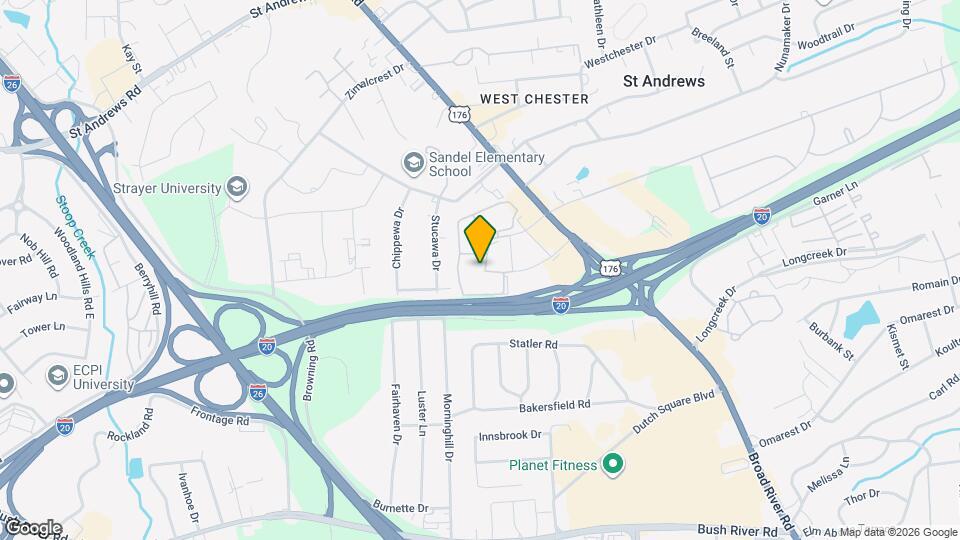 109 Menlo Dr Map and Location Details