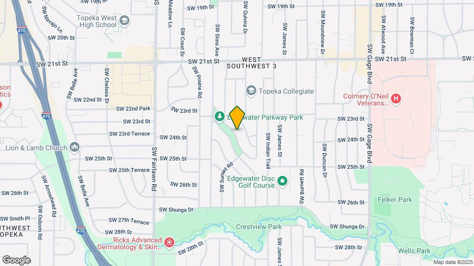 2332 SW Edgewater Terrace Map and Location Details