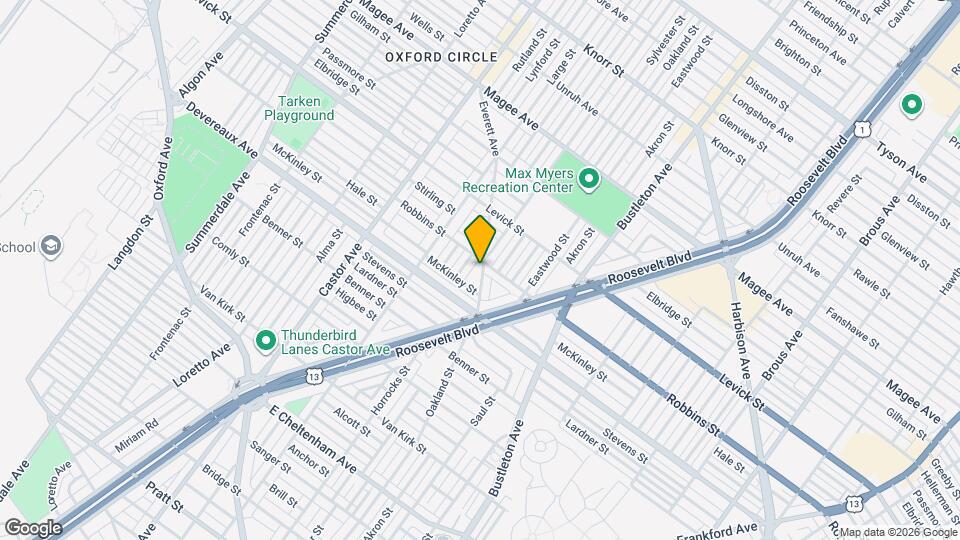 6254 Everett Ave Map and Location Details