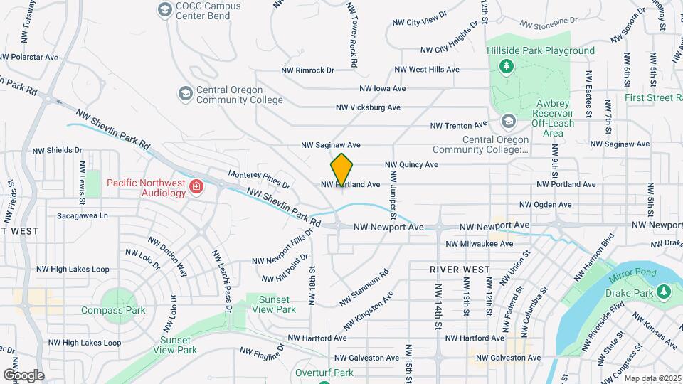 1655 NW Portland Ave Map and Location Details