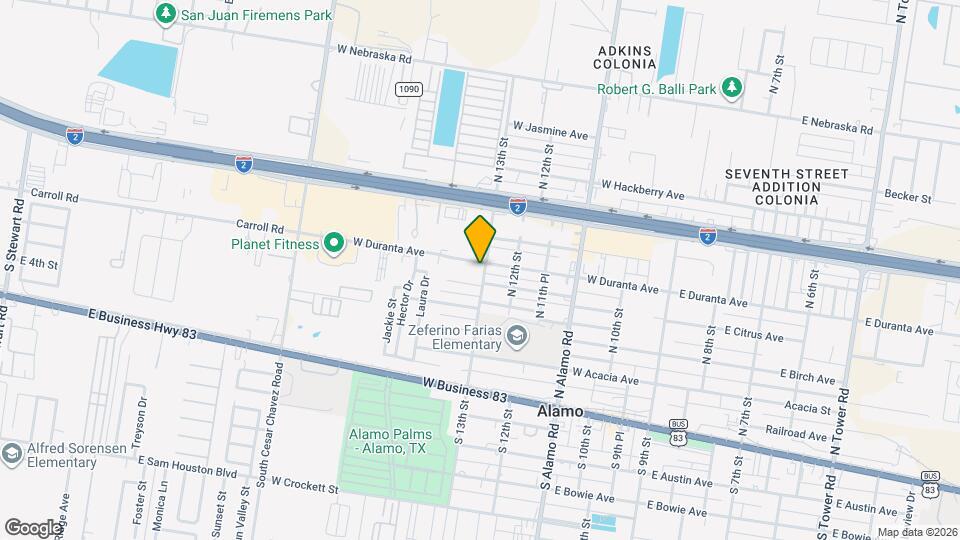 1301 W Duranta Ave Map and Location Details