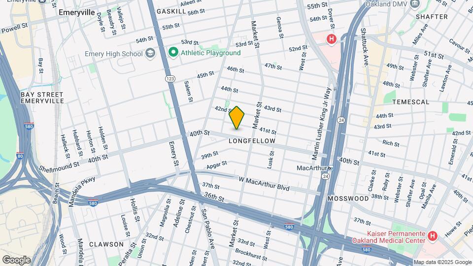 950 40th St Map and Location Details