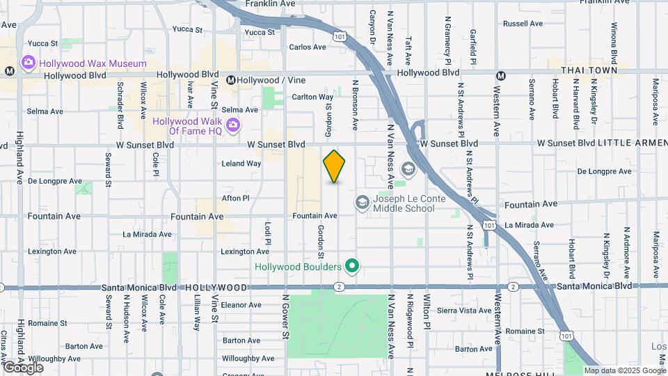 1403 Tamarind Ave Map and Location Details