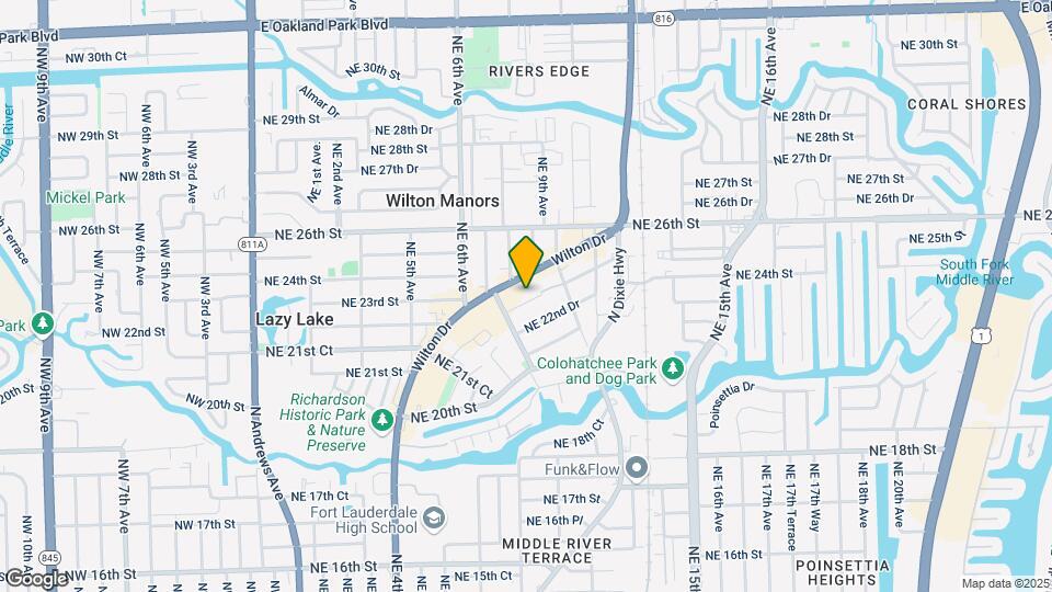 805 NE 23rd Dr Map and Location Details