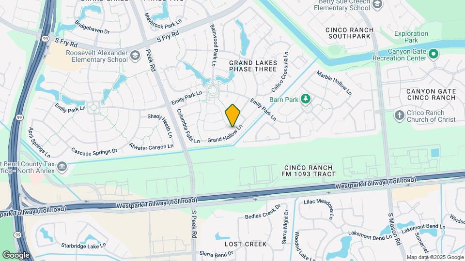 21510 Grand Hollow Ln Map and Location Details