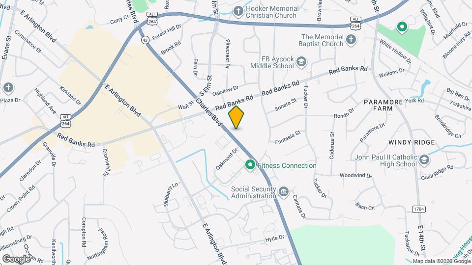 2433 Charles Blvd Map and Location Details