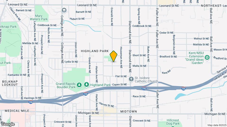 806 Emerald Ave NE Map and Location Details