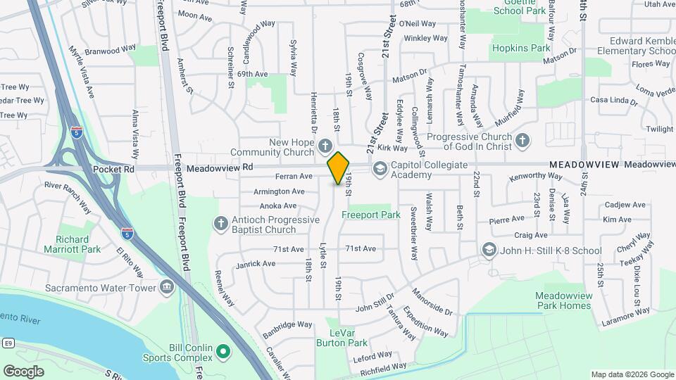 7625 Lytle St Map and Location Details