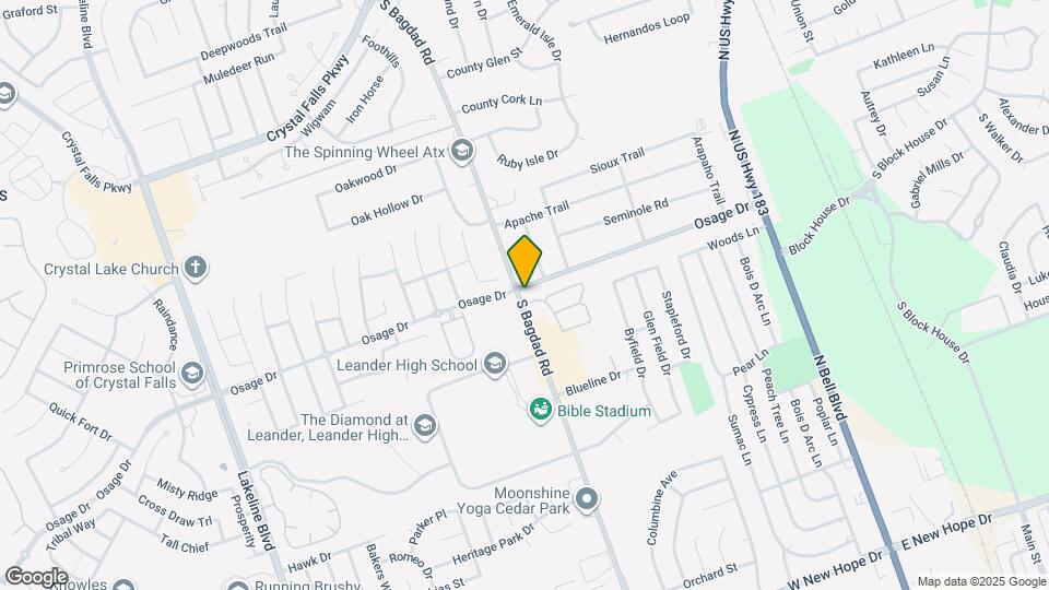 804 Osage Dr Mapa y Detalles de la Ubicación