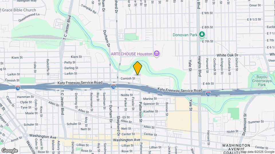 4508 Cornish St Map and Location Details