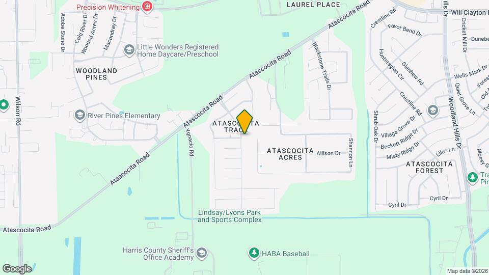 17202 Atascocita Bend Dr Map and Location Details