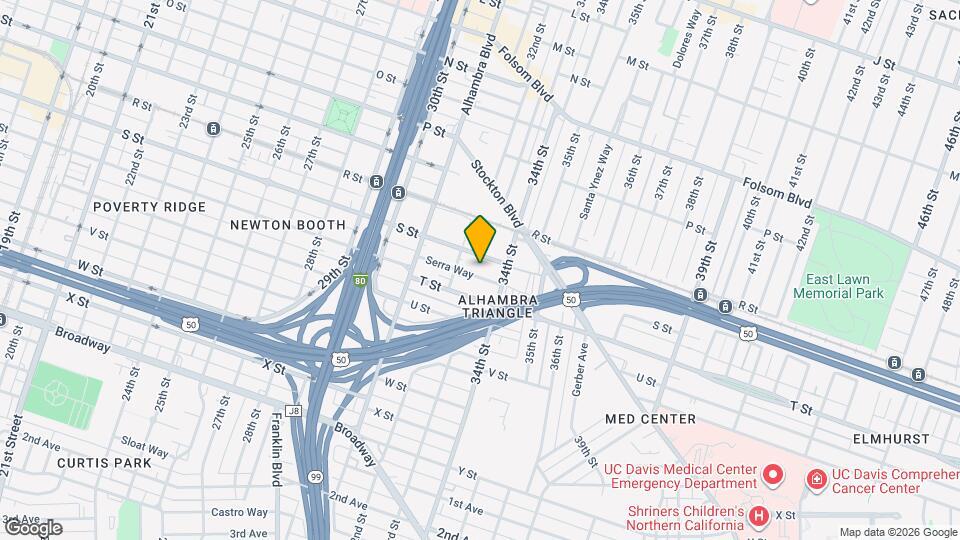 3305 Serra Way Map and Location Details