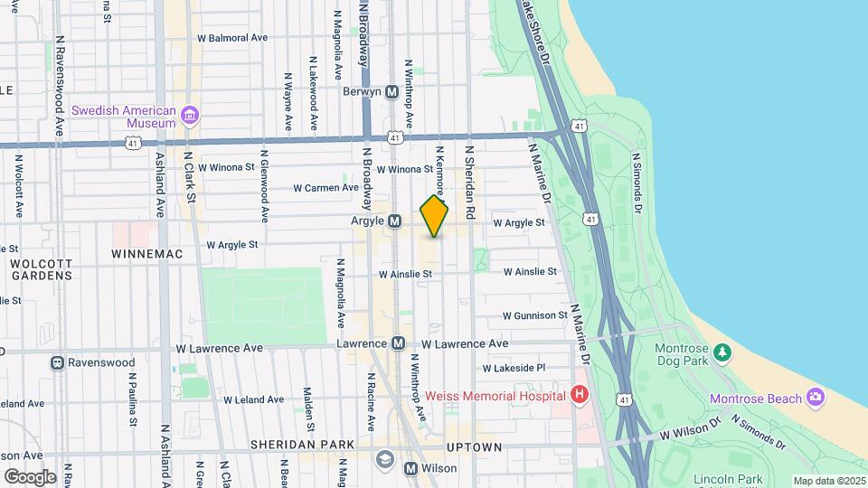 4932 N Kenmore Ave Map and Location Details