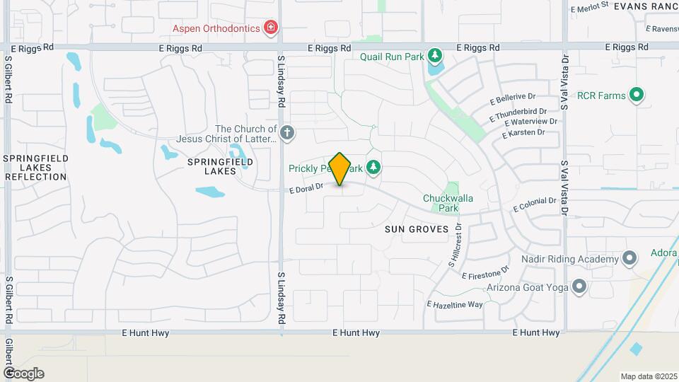 4170 E Winged Foot Pl Map and Location Details