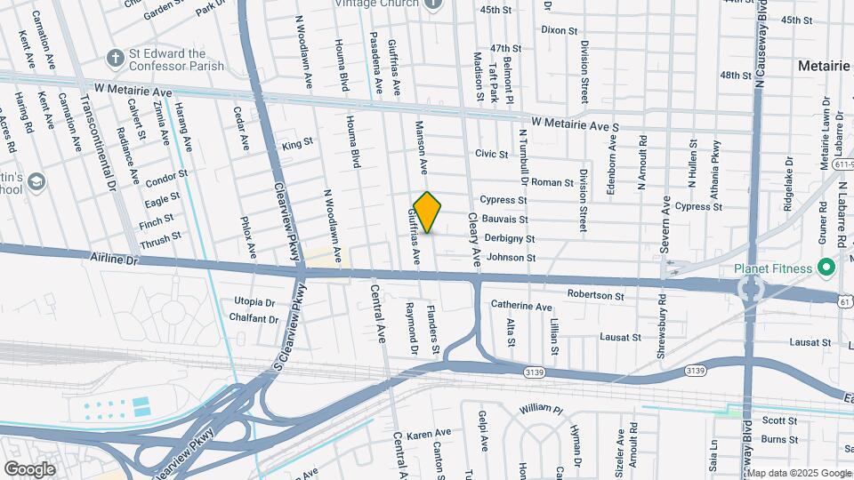 224 Manson Ave Map and Location Details