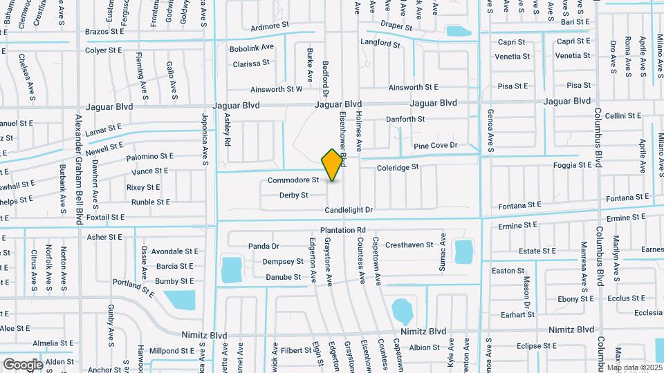 851 Bedford Dr Map and Location Details