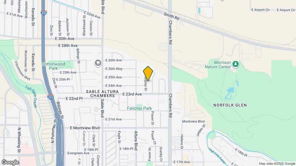 2416 Fairplay St Map and Location Details