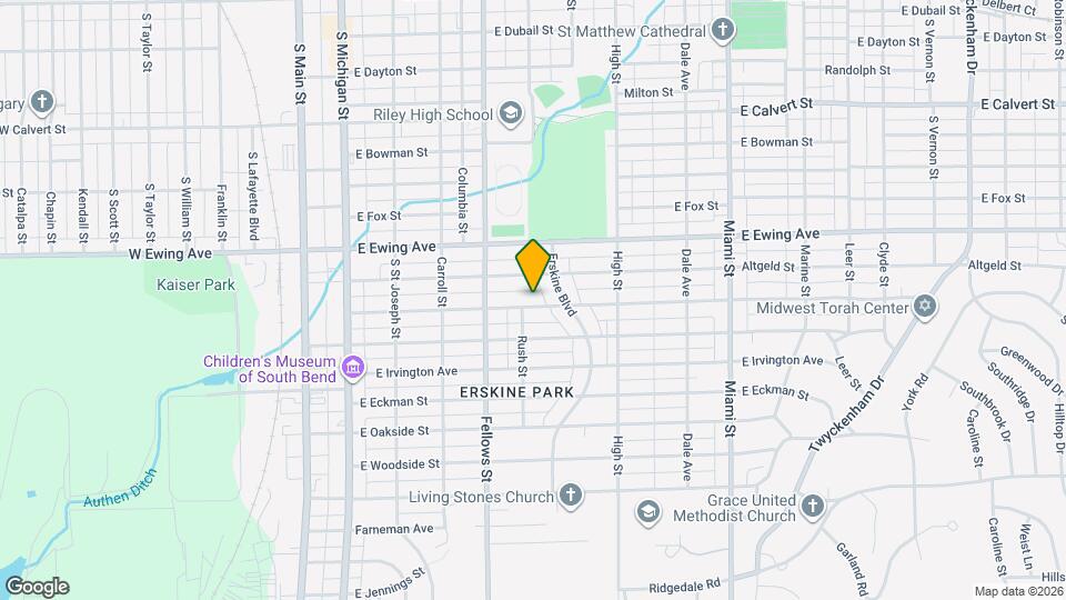 609 E Victoria St Map and Location Details