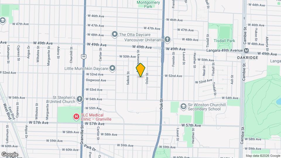 6838 Montgomery St Map and Location Details