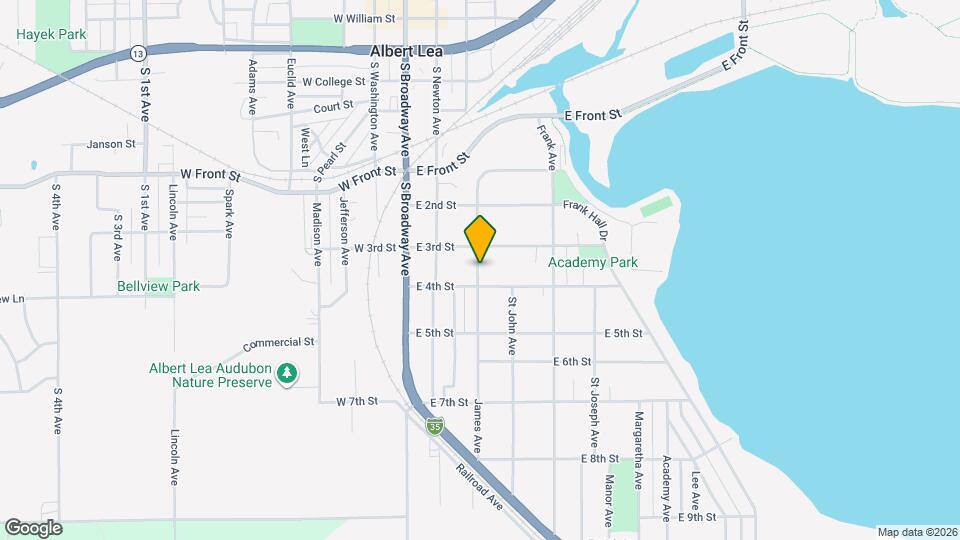 917 James Ave Map and Location Details