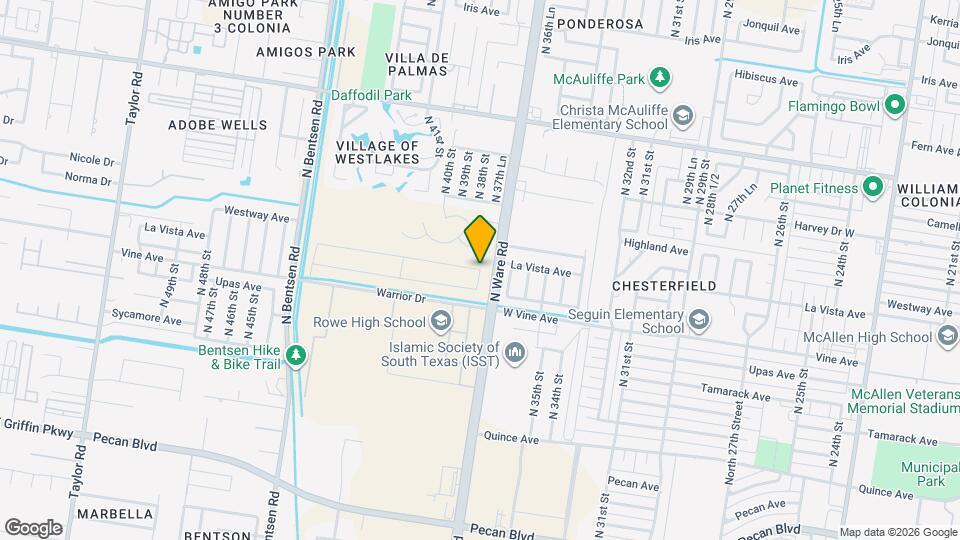 3701 La Vista Ave Map and Location Details