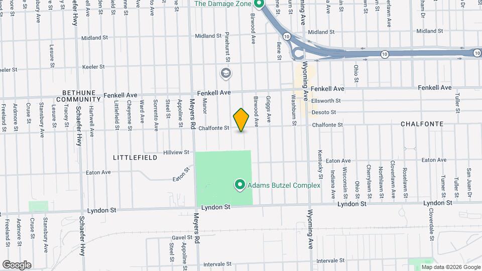 14925 Mendota St Map and Location Details