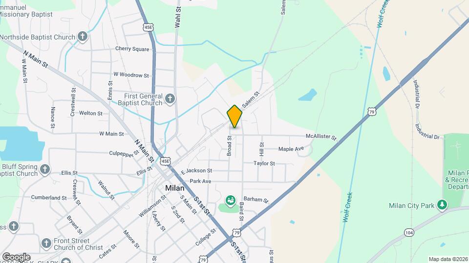 2104-2106 McAllister St Mapa y Detalles de la Ubicación